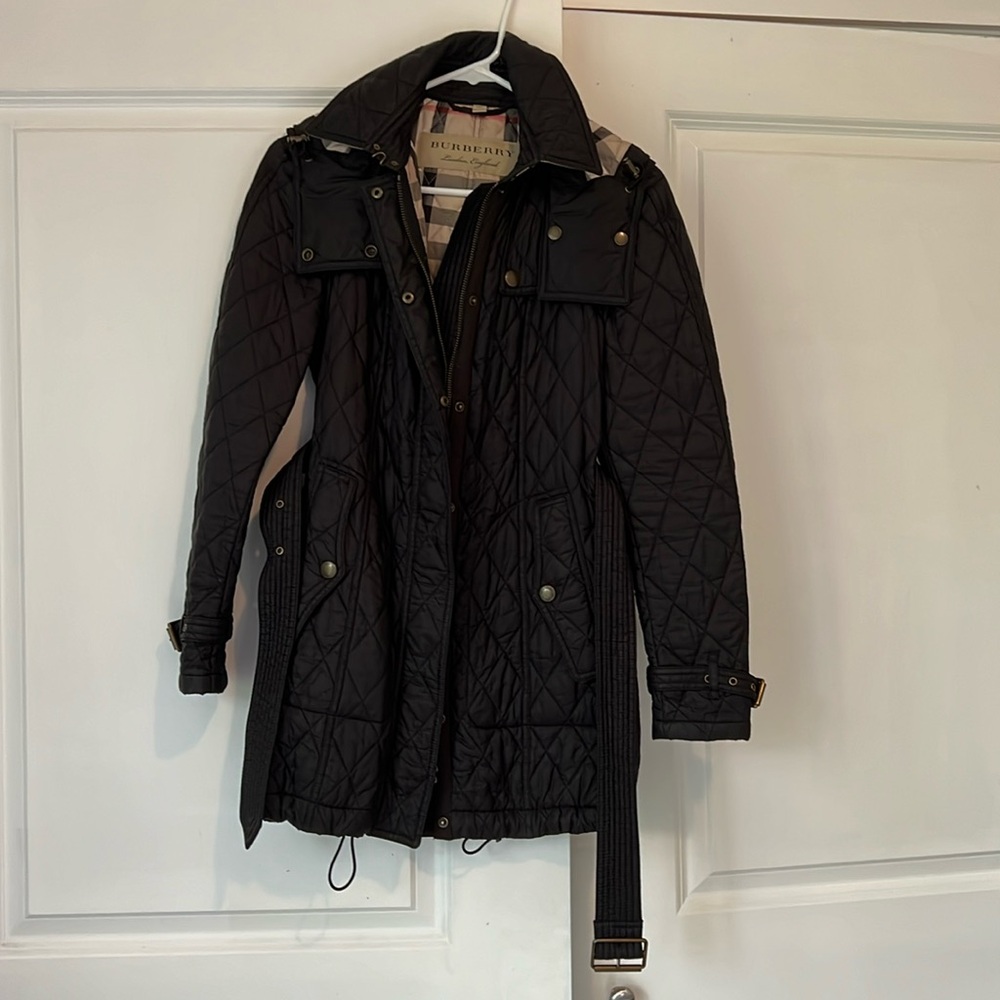 Burberry Quilted Nylon Jacket - XS / Black